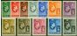 Collectible Postage Stamp Virgin Islands 1942-47 Set of 12 SG110a-121 Fine MM