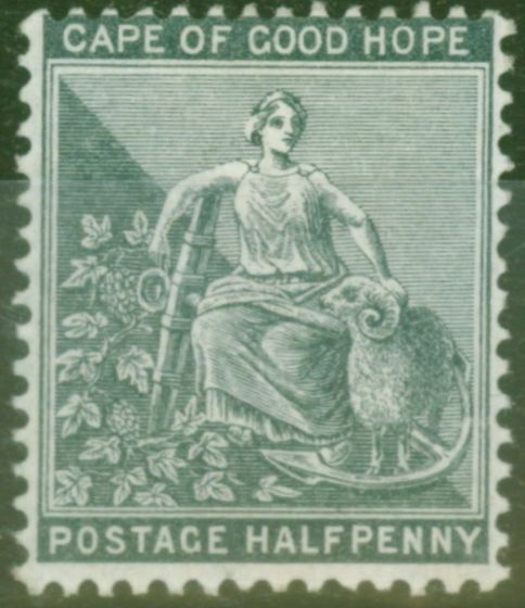 Rare Postage Stamp from COGH 1882 1/2d Black SG40 Fresh Mtd Mint