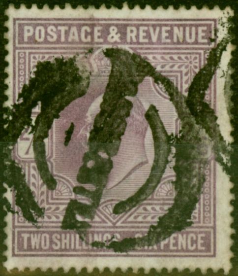 Valuable Postage Stamp GB 1902 2s6d Dull Purple SG262 Good Used Stamp