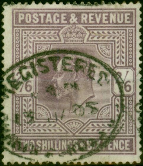 Valuable Postage Stamp GB 1905 2s6d Pale Dull Purple SG261 Fine Used