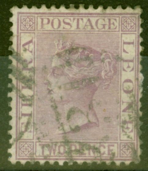 Old Postage Stamp from Sierra Leone 1883 2d Magenta SG25 Fine Used
