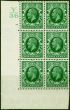 Rare Postage Stamp GB 1934 1/2d Green SG439 V.F MNH Control Y36 CYL 49