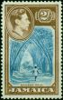Collectible Postage Stamp Jamaica 1938 2s Blue & Chocolate SG131 Fine LMM