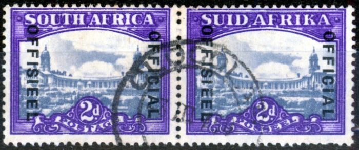 Rare Postage Stamp from South Africa 1949 2d Slate & Brt Violet SG036b Fine Used (15)