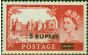 Old Postage Stamp from B.P.A in Eastern Arabia 1960 5R on 5s Rose-Red SG57b D.L.R Fine MNH