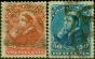 Collectible Postage Stamp from Canada 1893 Set of 2 SG115-116 Fine Used (3)