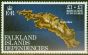 Old Postage Stamp from Falkland Is Dep 1982 Rebuilding Fun £1 + £1 SG112w Wmk Reversed V.F MNH