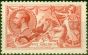 Rare Postage Stamp from GB 1919 5s Rose-Red SG416 Fine Mtd Mint