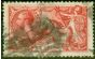 Old Postage Stamp from GB 1919 5s Rose-Red SG416 Good Used (2)