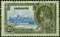 Old Postage Stamp Gibraltar 1935 2d Ultramarine & Grey-Black SG114c 'Lightning Conductor' Fine Used