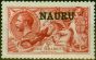 Rare Postage Stamp Nauru 1916 5s Bright Carmine SG22 Fine MM