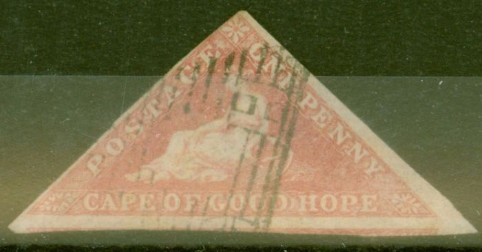 Collectible Postage Stamp from COGH 1858 1d Rose SG5a Fine Used