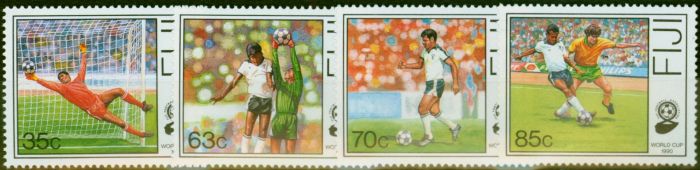 Valuable Postage Stamp from Fiji 1989 Italia 90 Set of 4 SG798-801 Very Fine MNH