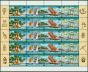 Valuable Postage Stamp Cocos (Keeling) Islands 1987 Sailing Craft Set of 4 SG158-161 V.F MNH Sheet of 5 Sets