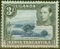 Rare Postage Stamp from KUT 1938 3s Dull Ultramarine & Black SG147 V.F MNH