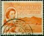 Mauritius 1954 2R50 Orange SG304 Fine Used. Queen Elizabeth II (1952-2022) Used Stamps