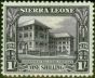 Rare Postage Stamp Sierra Leone 1933 1s Violet SG176 Fine MM