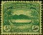 Valuable Postage Stamp from Solomon Islands 1910 5s Green-Yellow SG17 Good Used