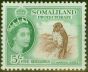 Collectible Postage Stamp from Somaliland 1953 5s Martial Eagle SG147 Fine Mtd Mint