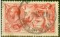 Collectible Postage Stamp from GB 1919 5s Rose-Red SG416 Fine Used (3)