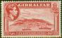 Old Postage Stamp from Gibraltar 1938 1 1/2d Carmine SG123 P.14 V.F Very Lightly Mtd Mint