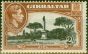 Old Postage Stamp Gibraltar 1938 2s Black & Brown SG128a P.13.5 Fine MM