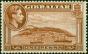 Gibraltar 1940 1d Yellow-Brown SG122a P.13.5 V.F VLMM  King George VI (1936-1952) Collectible Stamps