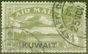 Collectible Postage Stamp from Kuwait 1933 4a Olive-Green SG33 Fine Used