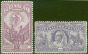 Valuable Postage Stamp Queensland 1900 Patriotic Fund set of 2 SG263-264 Fine Mtd Mint