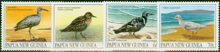 Valuable Postage Stamp from Papua New Guinea 1990 Migratory Birds Set of 4 SG624-627 V.F MNH