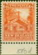 Old Postage Stamp from New Zealand 1941 2d Orange SG580d P.14 x 15 V.F MNH (2)