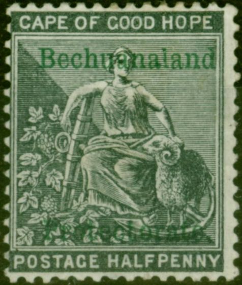 Valuable Postage Stamp Bechuanaland 1888 1/2d Grey-Black SG52 Fine MM