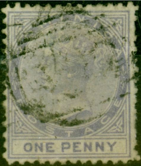 Valuable Postage Stamp from Dominica 1874 1d Lilac SG1 Good Used Stamp
