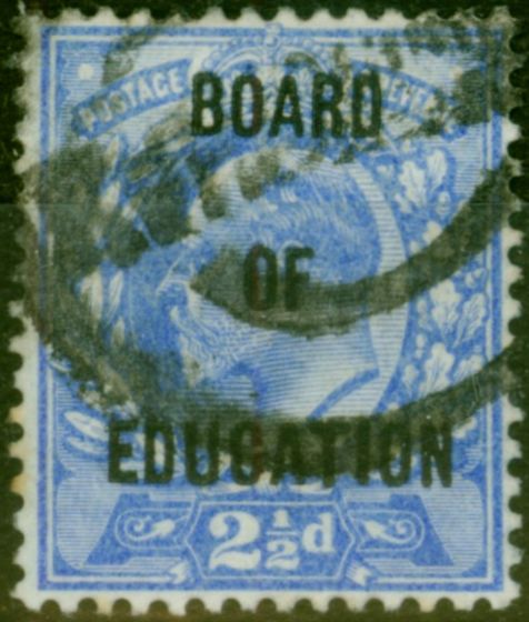 Collectible Postage Stamp GB 1902 2 1/2d Ultramarine SG085 Good Used