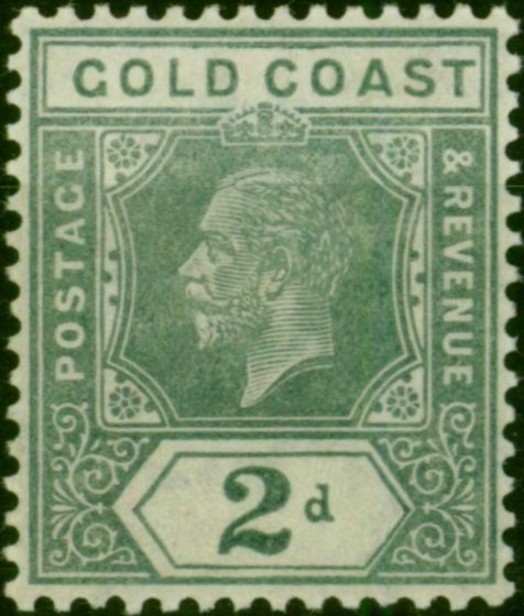 Gold Coast 1913 2d Grey SG74 Good MM  King George V (1910-1936) Collectible Stamps