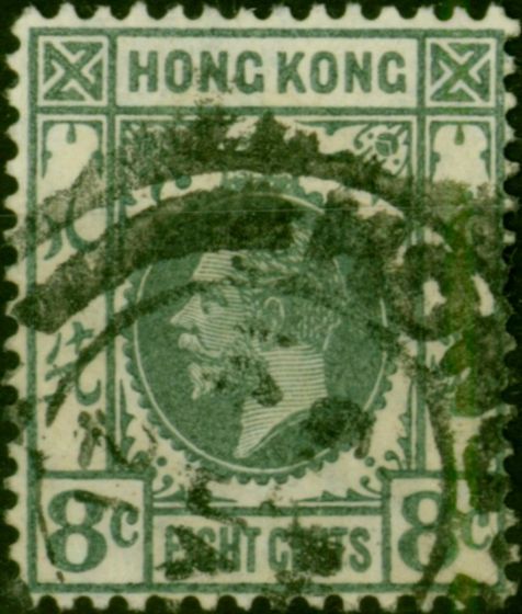 Hong Kong 1914 8c Slate SG104a Good Used . Queen Victoria (1840-1901) Used Stamps