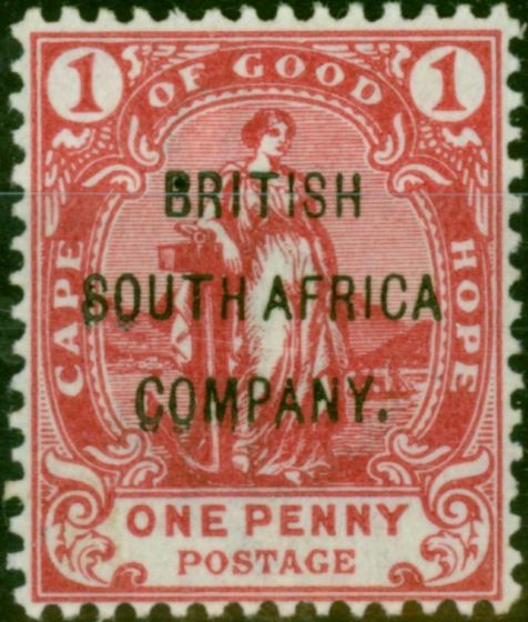 Valuable Postage Stamp Rhodesia 1896 1d Rose-Red SG59 V.F VLMM