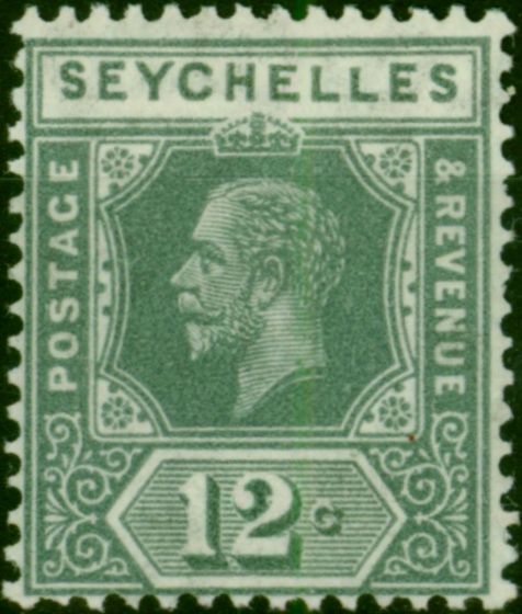 Seychelles 1932 12c Grey SG107a Die I Fine LMM  King George V (1910-1936) Collectible Stamps