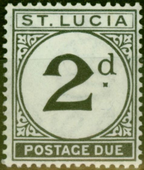 Valuable Postage Stamp from St. Lucia 1933 2d Black SGD4 Fine Lightly Mtd Mint