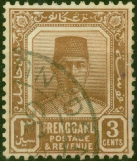 Trengganu 1938 3c Reddish Brown SG29 Fine Used  King George VI (1936-1952) Collectible Stamps