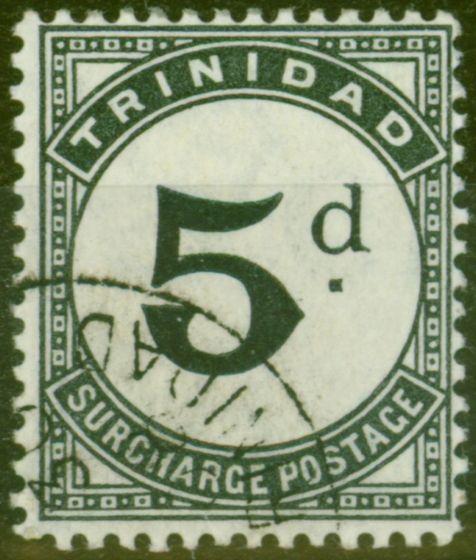 Collectible Postage Stamp from Trinidad 1905 5d Slate-Black SGD14 V.F.U