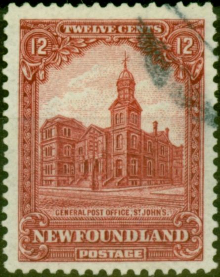 Collectible Postage Stamp from Newfoundland 1928 12c Carmine-Lake SG173 Fine Used