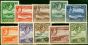 Old Postage Stamp from Antigua 1938 Set of 10 to 5s SG98-107 Fine & Fresh Mtd Mint