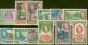 Old Postage Stamp from British Honduras 1938 set of 12 SG150-161 Fine Very Lightly Mtd Mint