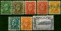 Canada 1932-33 Set of 8 SG319-325  Fine Used  King George V (1910-1936) Collectible Stamps