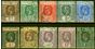 Valuable Postage Stamp from Fiji 1912-16 Set of 10 to 1s SG125-134 Good Used