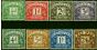 GB 1937-38 Postage Due Set of 8 SGD27-D34 Fine MM . King George VI (1936-1952) Mint Stamps