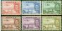Rare Postage Stamp Papua 1939 Set of 6 SG163-168 Fine VLMM