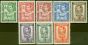 Collectible Postage Stamp from Somaliland 1938 set of 8 to 12a SG93-100 V.F Lightly Mtd Mint