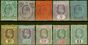 Rare Postage Stamp from Straits Settlements 1904-06 set of 10 to $1 SG127-136a Good Mtd Mint